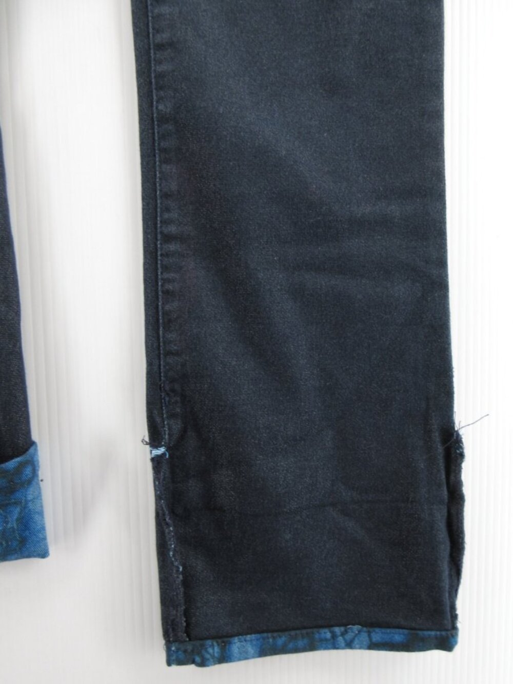 Versace Jeans Couture Jeans 26 Flip Cuff Denim Stretch Pants Italy - Picture 6 of 15